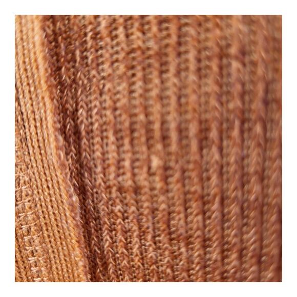 NEW POL Oversized Small Orange Sweater Multi Colored Striped Long Sleeves BOHO - Picture 14 of 14